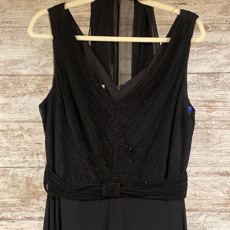 BLACK LONG EVENING GOWN