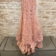 PINK/FLORAL MERMAID GOWN