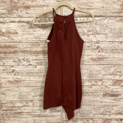 BURGUNDY SHORT DRESS