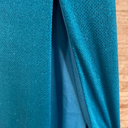 BLUE SPARKLY LONG DRESS (NEW)