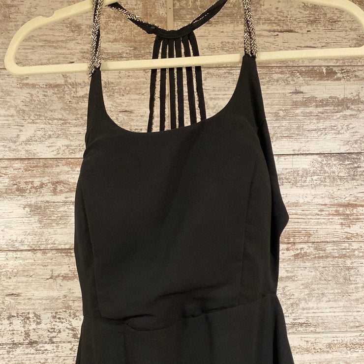 BLACK LONG EVENING GOWN