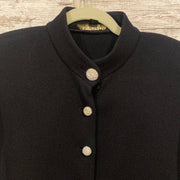 BLACK LONG KNIT JACKET $1398