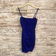 ROYAL BLUE SPARKLY SHORT DRESS
