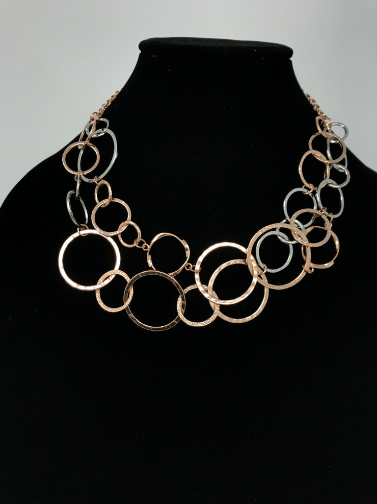 COPPER/GRAY NECKLACE