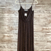 BLACK/GOLD LONG DRESS (NEW)