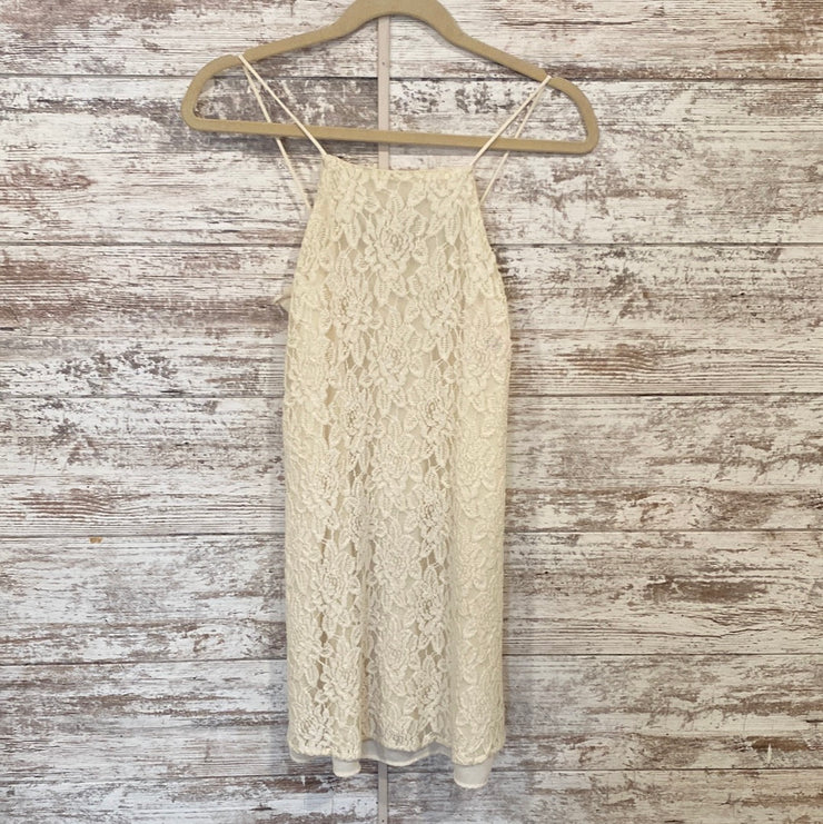 IVORY LACE SHORT DRESS