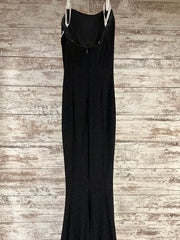 BLACK SPARKLY LONG DRESS