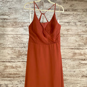 RUST COLORED LONG DRESS