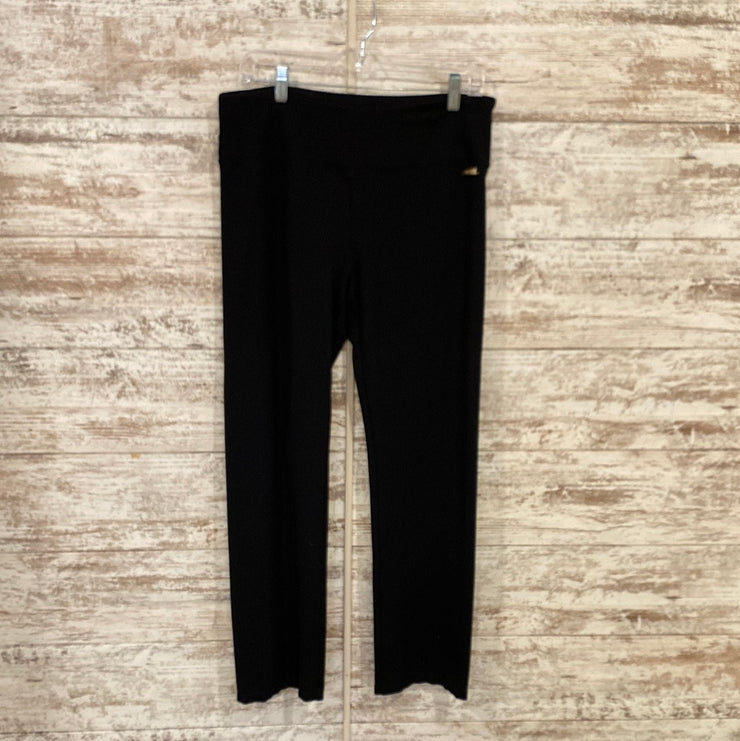 BLACK STRETCH PANTS