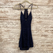 BLUE SPARKLY SHORT DRESS