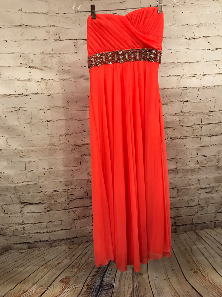 CORAL LONG EVENING GOWN