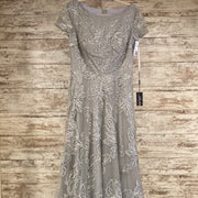 GRAY/SILVER A LINE GOWN (NEW)