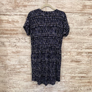 NAVY/WHITE SHORT DRESS (NEW)