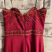 BURGANDY LONG GOWN NEW