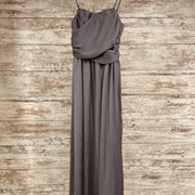 GRAY LONG EVENING GOWN