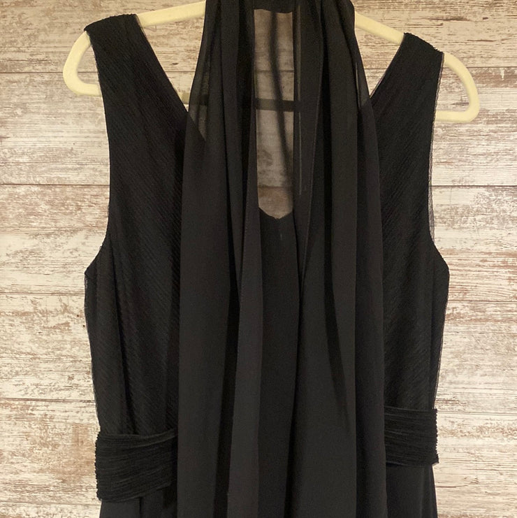 BLACK LONG EVENING GOWN