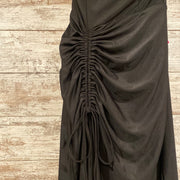 BLACK LONG EVENING GOWN