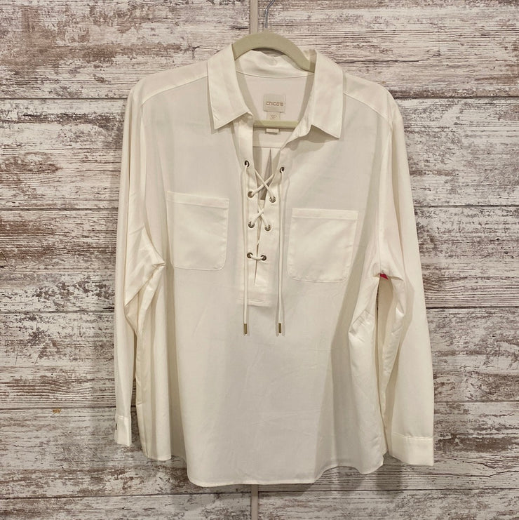 WHITE LONG SLEEVE TOP