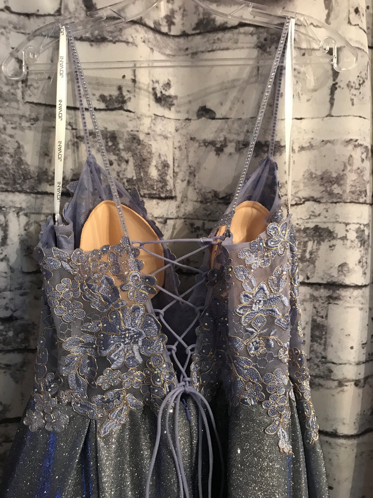 BLUE A LINE GOWN (NEW)