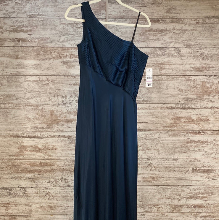 NAVY LONG EVENING GOWN - NEW