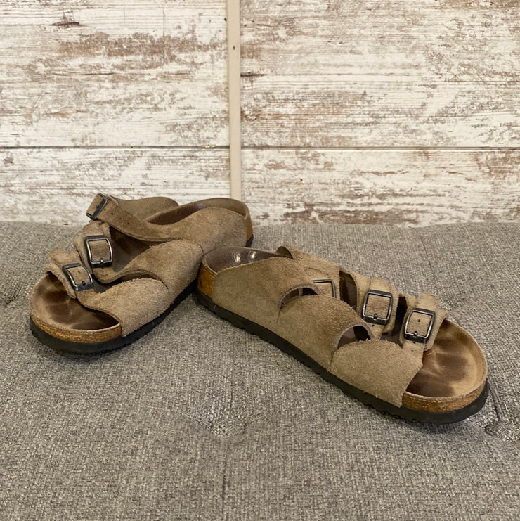 TAN 3 STRAP SANDAL - RET. $120