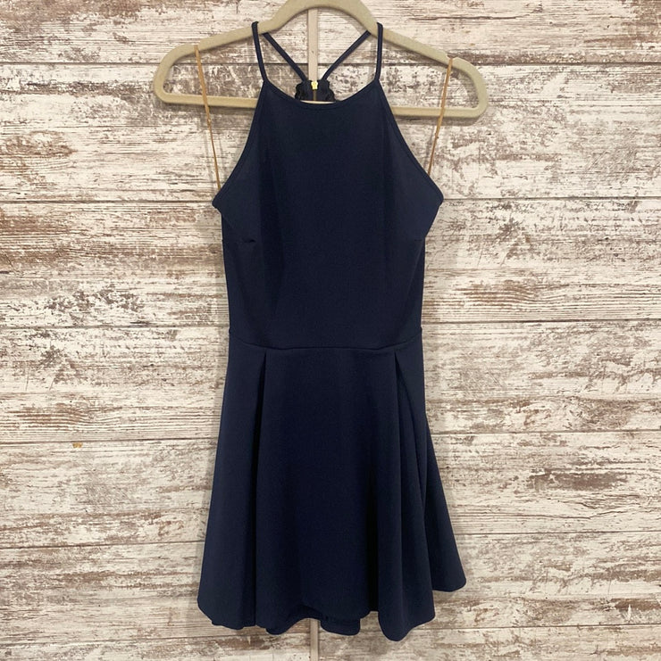NAVY SHORT DRESS