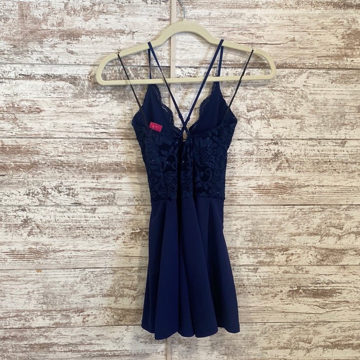 NAVY ROMPER/DRESS