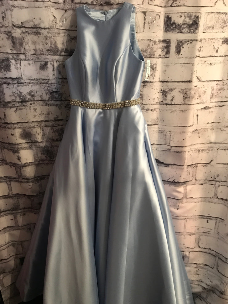 BLUE A LINE GOWN (NEW)