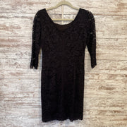 BLACK LACE SHORT DRESS (NEW)