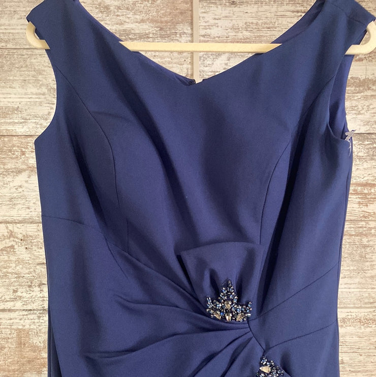 NAVY LONG EVENING GOWN $799