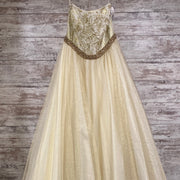 GOLD/WHITE PRINCESS GOWN