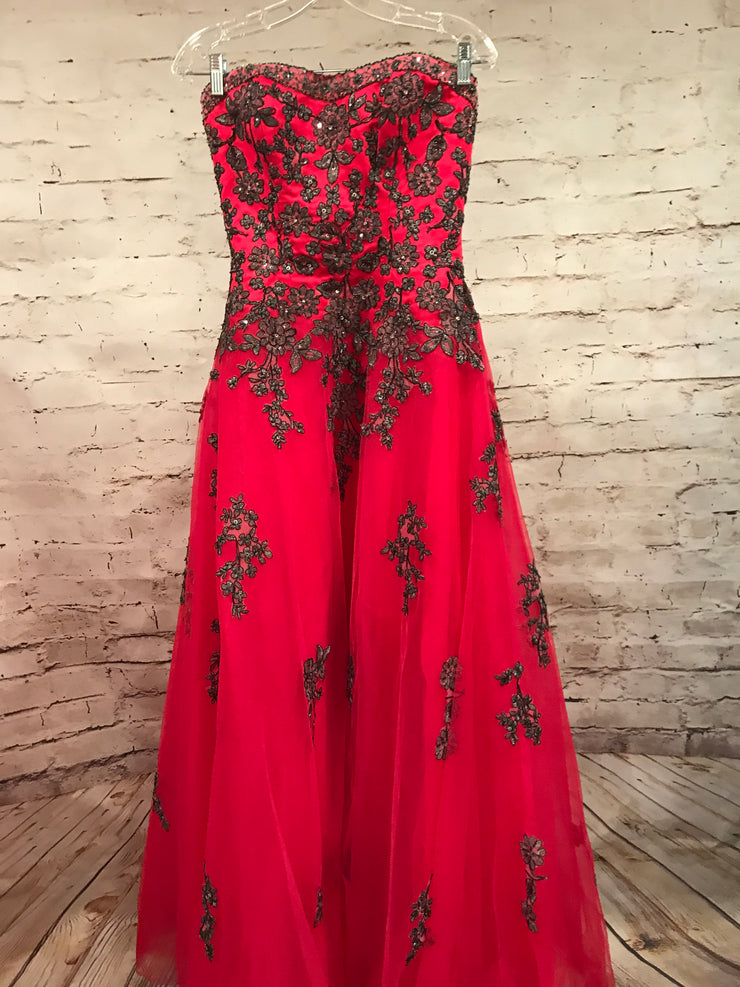 PINK/FLORAL PRINCESS GOWN