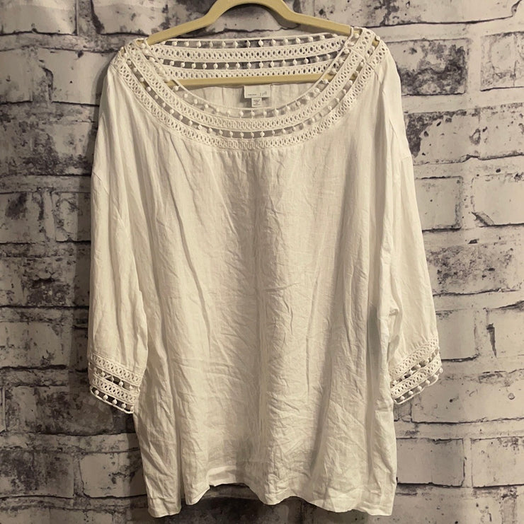 WHITE LININ TOP