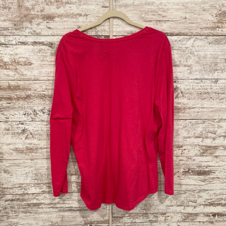PINK LONG SLEEVE TOP