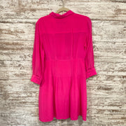 PINK 100% SILK SHORT DRESS$298