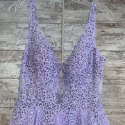 LAVENDER A LINE GOWN