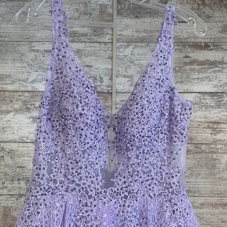 LAVENDER A LINE GOWN