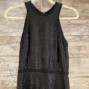 BLACK LONG EVENING GOWN