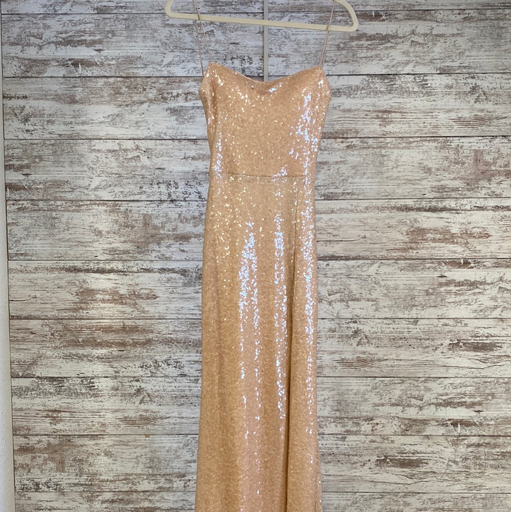GOLD SPARKLY LONG DRESS (NEW)