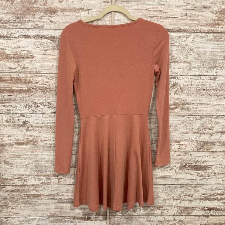 PINK LONG SLEEVE DRESS