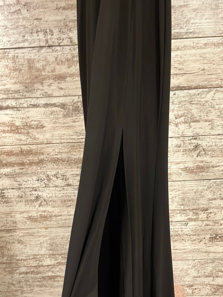 BLACK/GOLD LONG EVENING GOWN