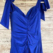 ROYAL BLUE LONG EVENING GOWN
