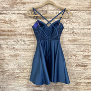 BLUE SHORT DRESS