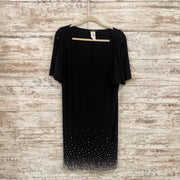 BLACK SHORT DRESS W/ BLING