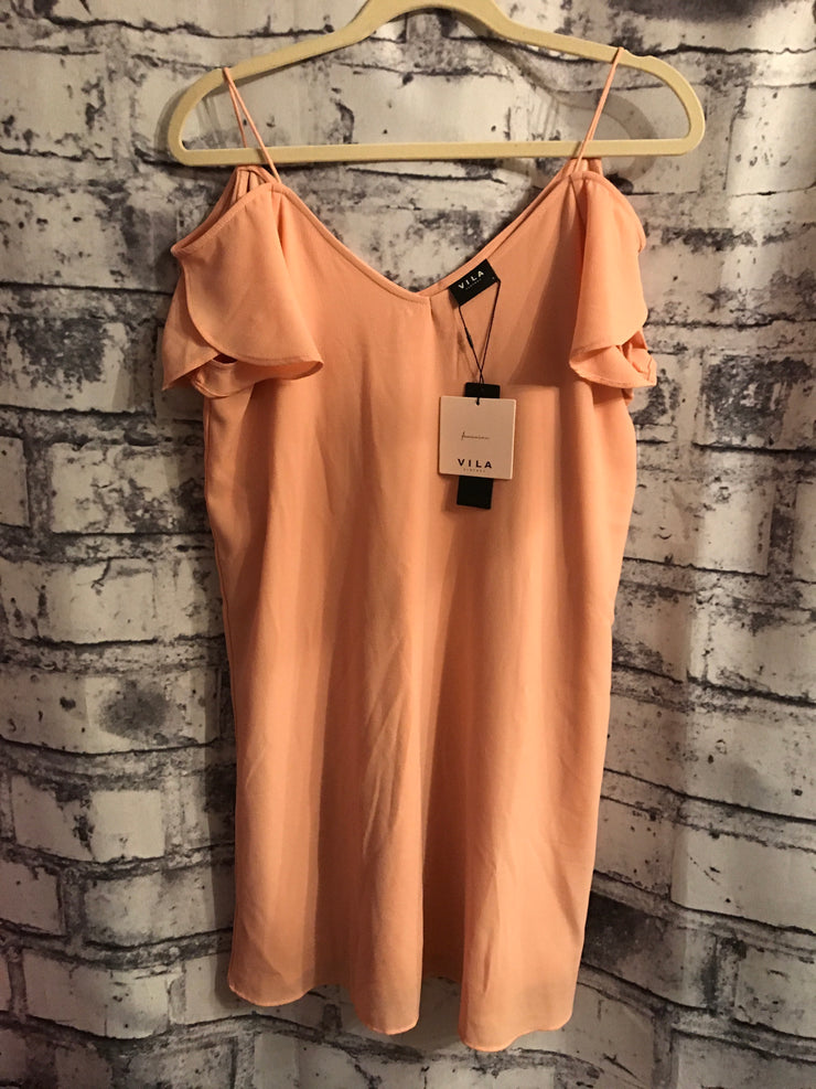 PEACH SHORT DRESS (NEW)