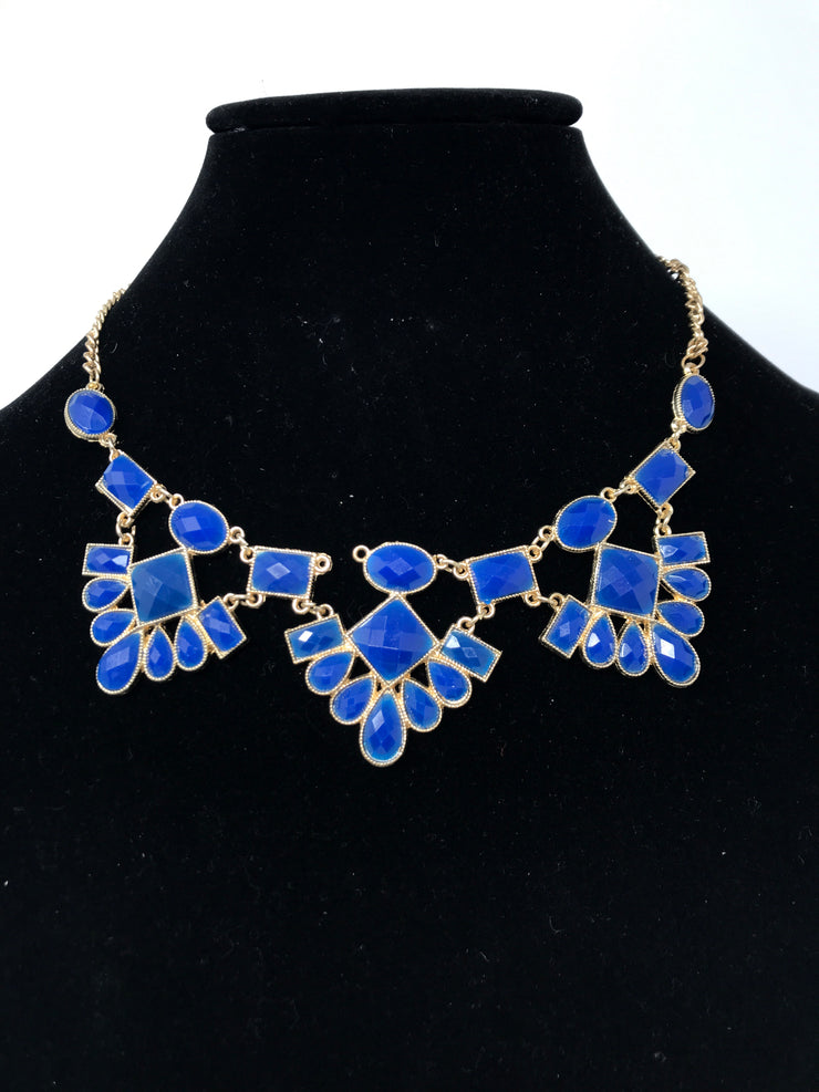 ROYAL BLUE SHORT NECKLACE
