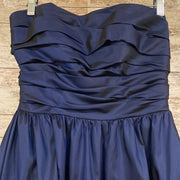 NAVY A LINE GOWN