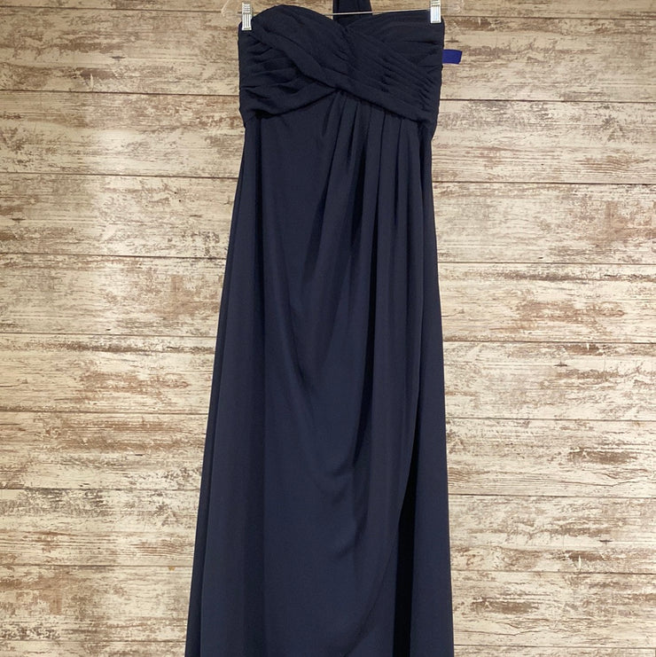 BLUE LONG EVENING GOWN