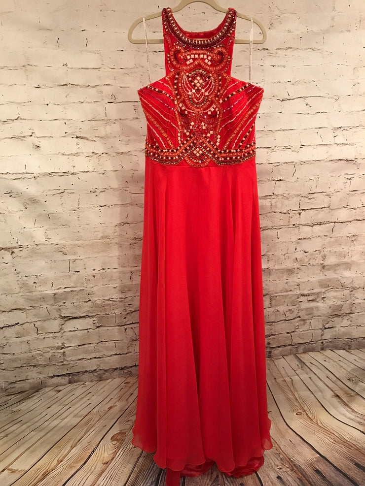 CORAL LONG EVENING GOWN (NEW)