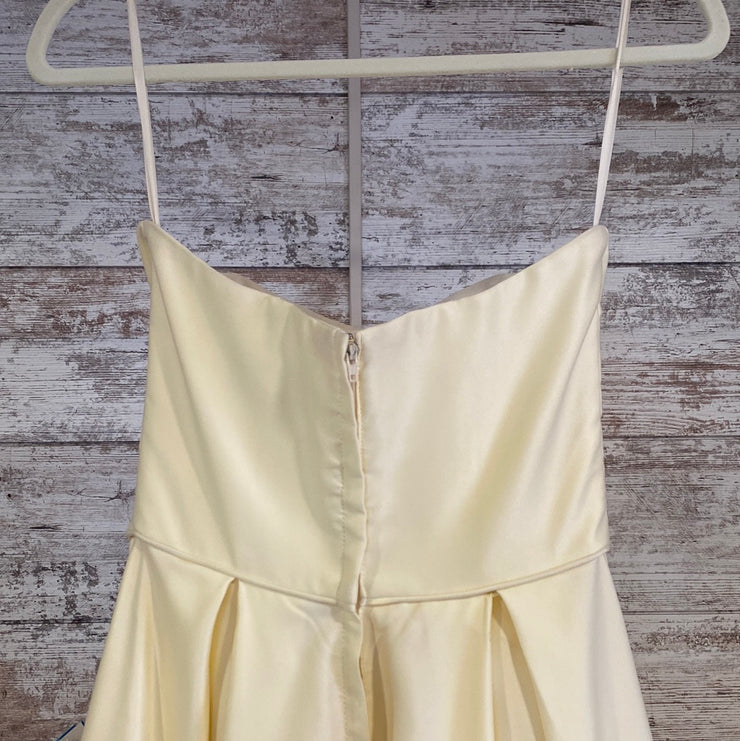 YELLOW A LINE GOWN